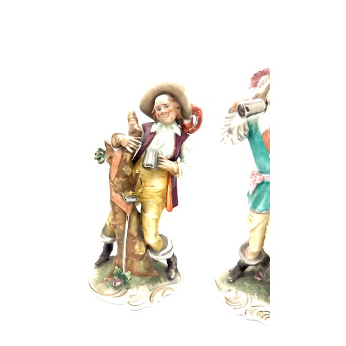 17 - Three vintage Capodimonte figures