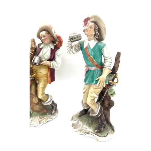 17 - Three vintage Capodimonte figures