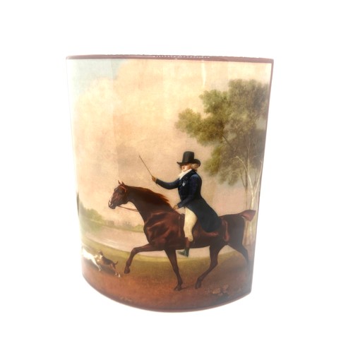 15 - Beswick Silhouette d'art George Stubbs Pocket Vase 8 inches tall 7 inches wide 3.5 inches depth