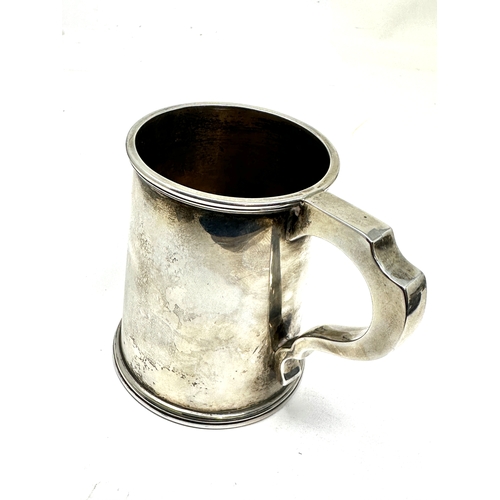 7 - Antique silver tankard mug Birmingham silver hallmarks weight 173g