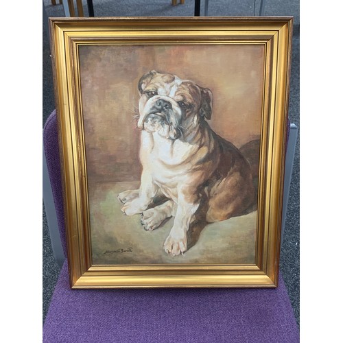 86C - Gilt framed oil on canvas measures approximately 27 inches tall 27 inches wide