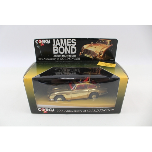 425 - Boxed Corgi Diecast James Bond Goldfinger 30th Anniversary Gold Aston Martin DB5