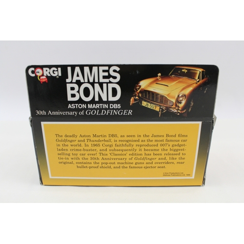 425 - Boxed Corgi Diecast James Bond Goldfinger 30th Anniversary Gold Aston Martin DB5