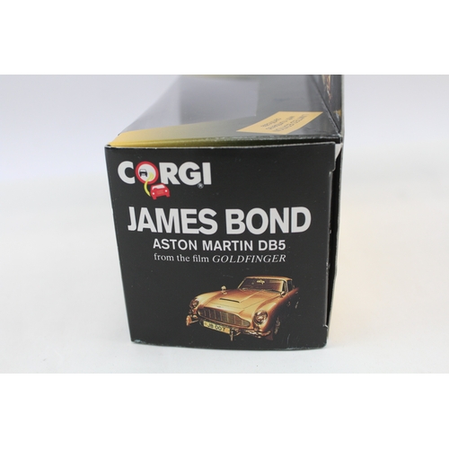 425 - Boxed Corgi Diecast James Bond Goldfinger 30th Anniversary Gold Aston Martin DB5