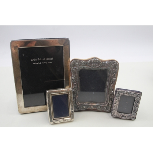 32 - 4 x .925 sterling photograph frames