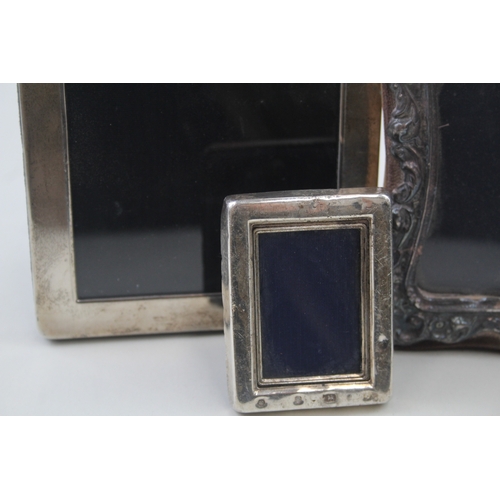 32 - 4 x .925 sterling photograph frames