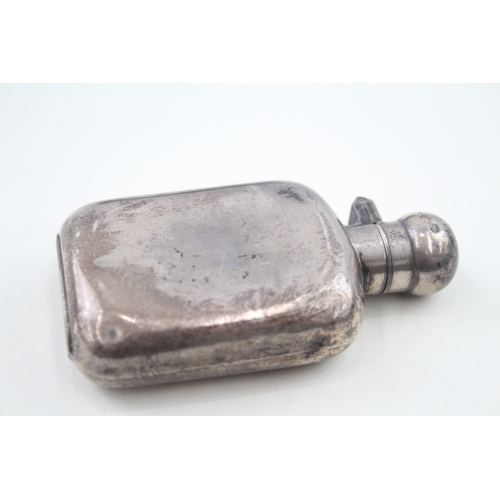 34 - .925 sterling small hip flask