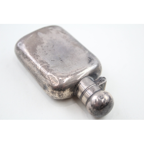 34 - .925 sterling small hip flask