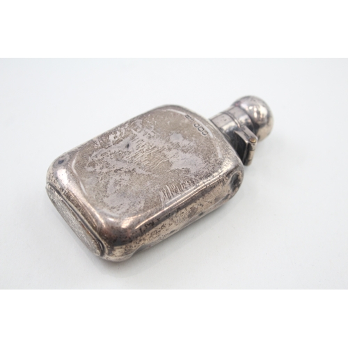 34 - .925 sterling small hip flask