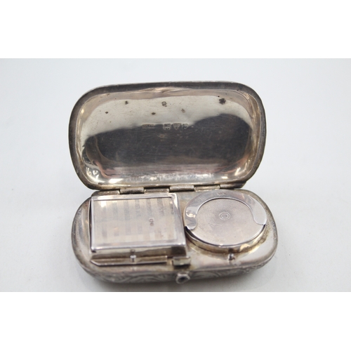 41 - .925 sterling sovereign & stamp case