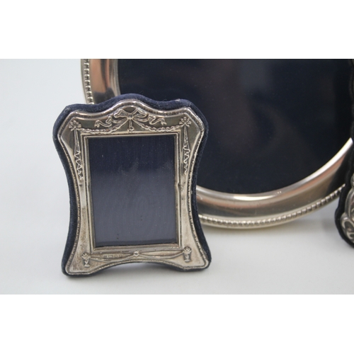 45 - 4 x .925 sterling photograph frames