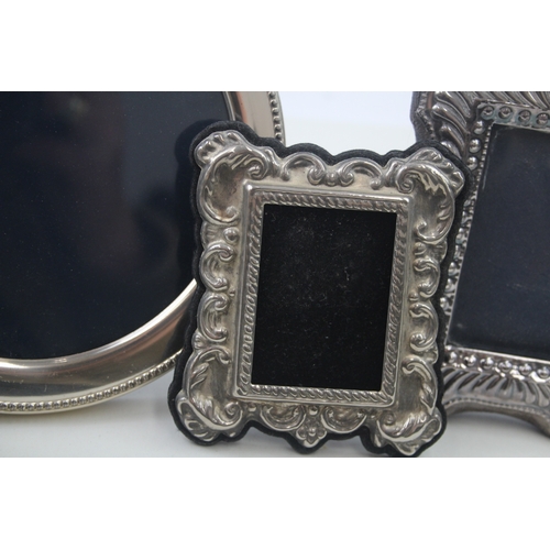 45 - 4 x .925 sterling photograph frames