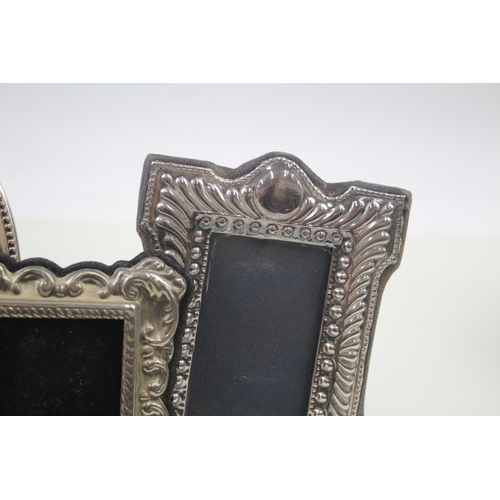 45 - 4 x .925 sterling photograph frames