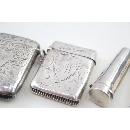 57 - 4 x .925 sterling silver tobacciana inc vestas