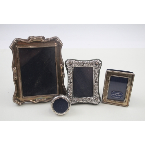 62 - 4 x .925 sterling silver photograph frames