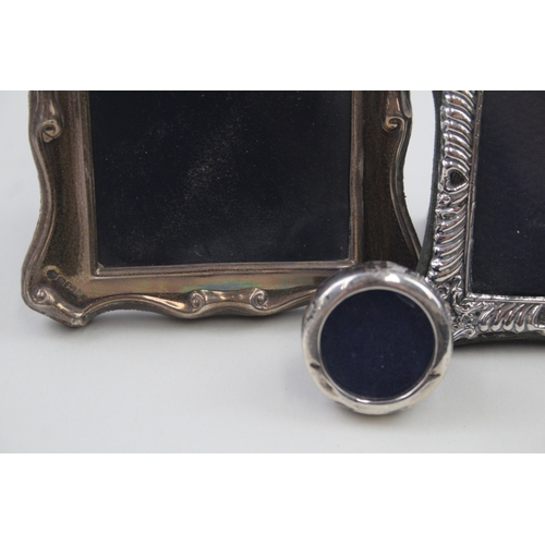 62 - 4 x .925 sterling silver photograph frames