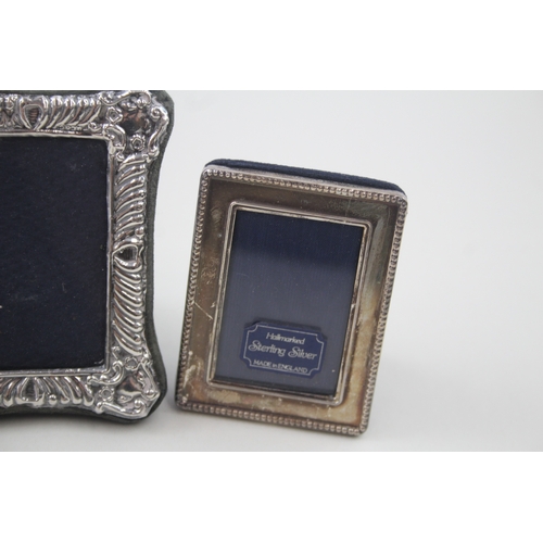 62 - 4 x .925 sterling silver photograph frames