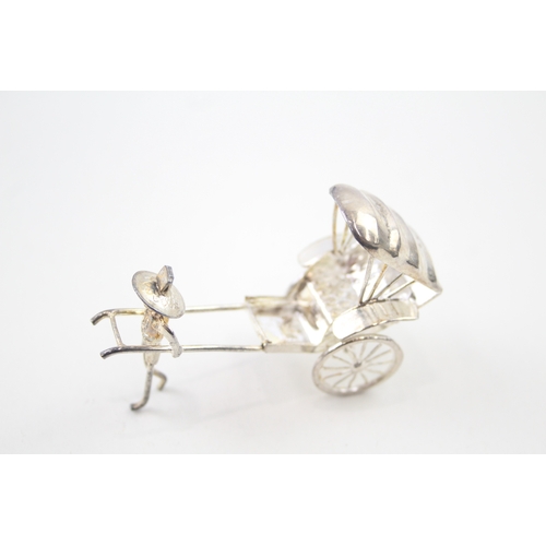 63 - .925 sterling silver rickshaw ornament