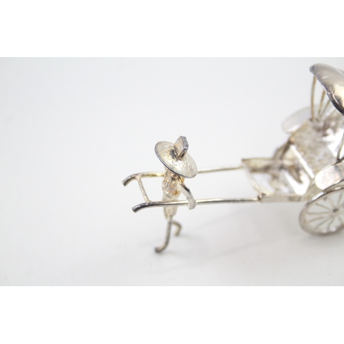 63 - .925 sterling silver rickshaw ornament