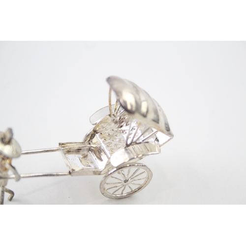 63 - .925 sterling silver rickshaw ornament