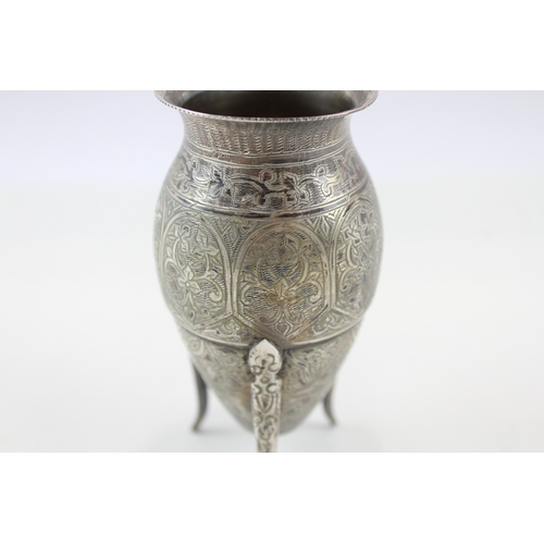 406 - Silver Plate Earn Vase Vintage Height: 11.5cm