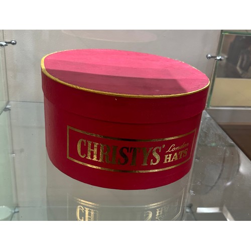 557 - Vintage Boxed Christys London top hat