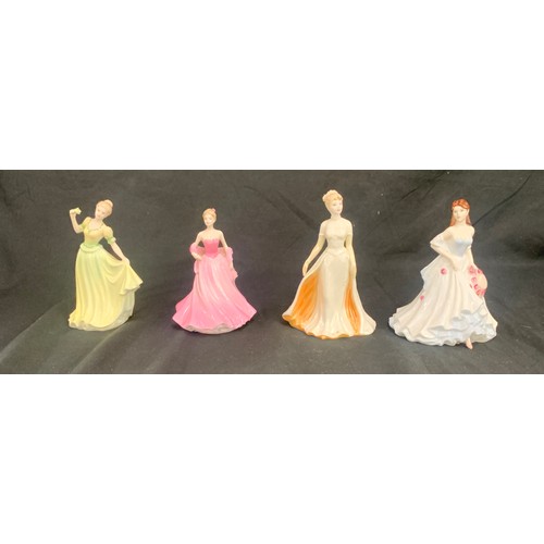 78 - Set of 4 Coalport Debutant includes