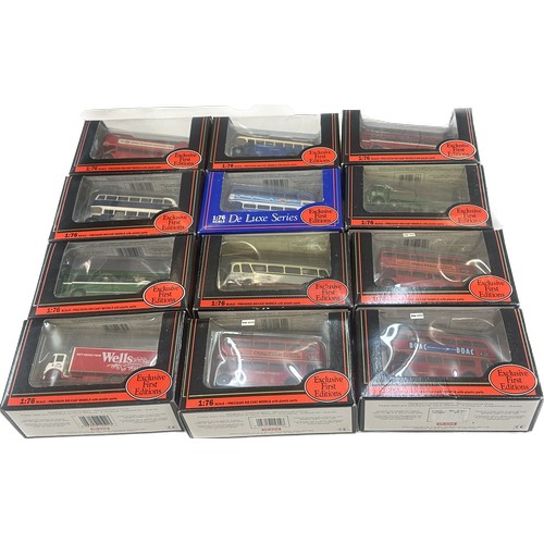 34 - 12 original boxed Gilbow diecast vehicles to include Southend Transport, Ovaltene etc