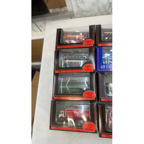 34 - 12 original boxed Gilbow diecast vehicles to include Southend Transport, Ovaltene etc