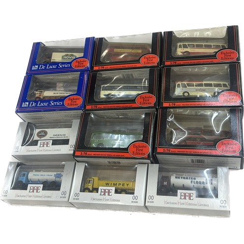 54 - 12 original boxed Gilbow diecast vehicles to include Whimpy, Hovis etc