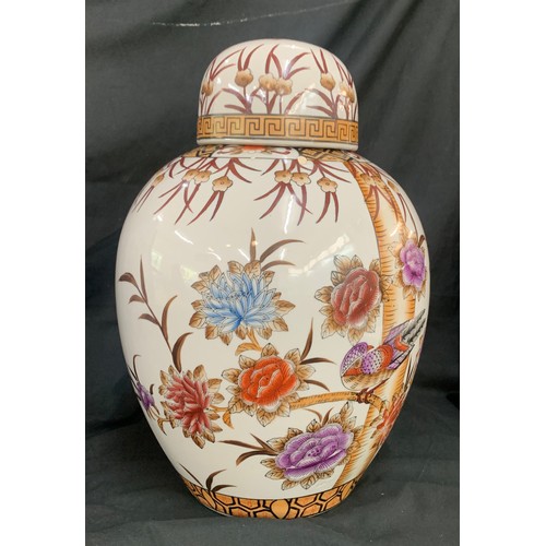 5 - Selection of assorted pottery includes vase
, ginger jar etc