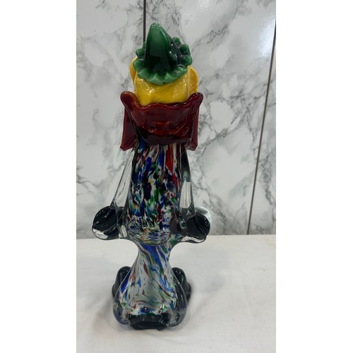 4 - Vintage Murano clown figure overall height 14 inches