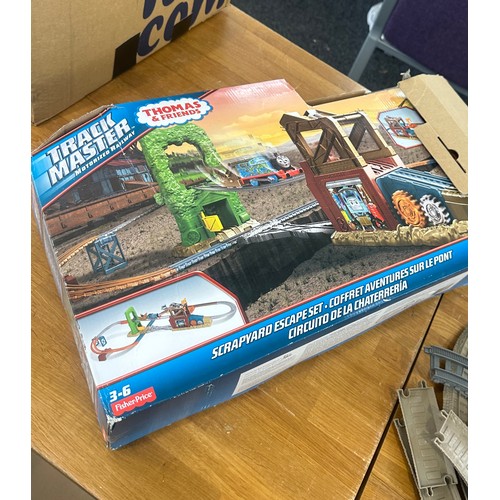 154 - Two boxes of Thomas the Tank track and accessories