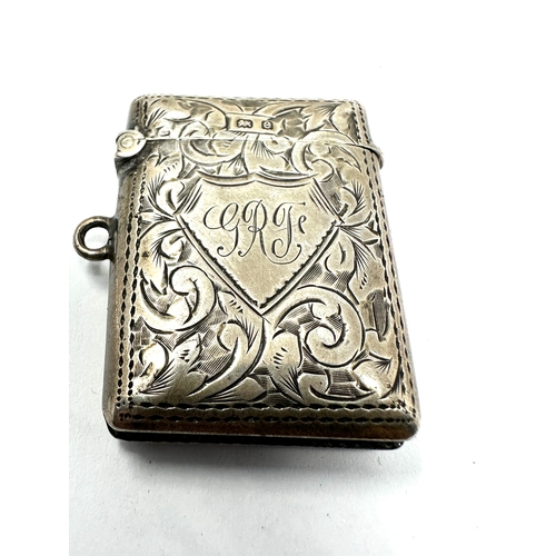 13 - Antique silver vesta case