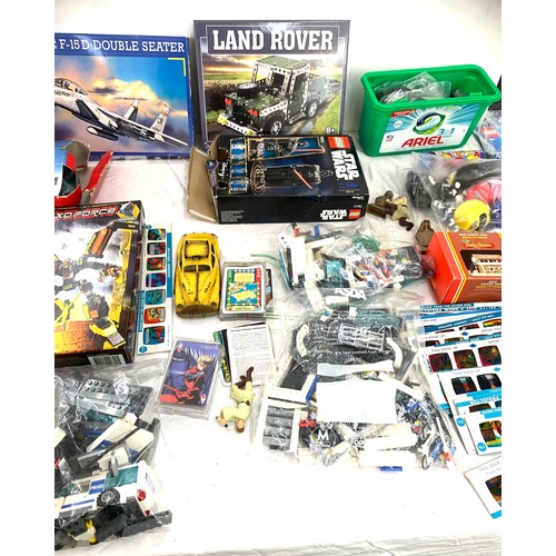 161 - Selection of assorted toys includes Lego, Revell model kit etc