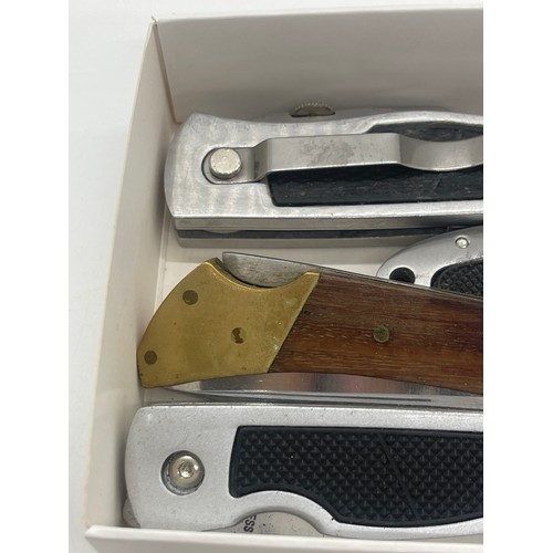 546 - Selection of assorted pocket knives