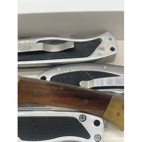 546 - Selection of assorted pocket knives