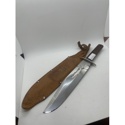 550 - Cased original Bowie knife, whitby