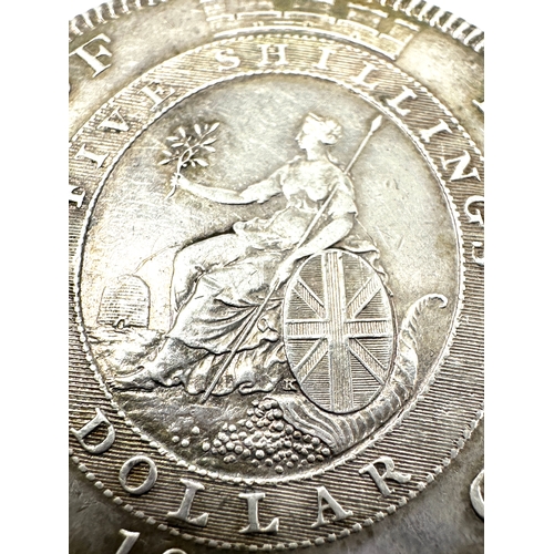 145 - George 111 1804  5 shilling Trade Dollar rarer type 