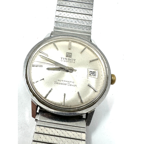 425 - Vintage Gents s/steel Tissot visodate automatic seastar seven wristwatch the watch is ticking