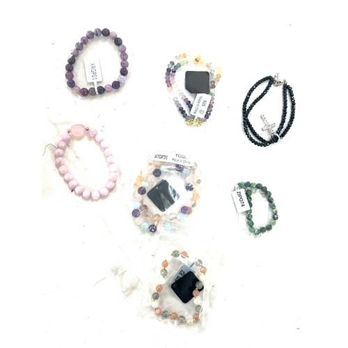 536 - Selection of 8 Gemporia bracelets with dust bag and COAs