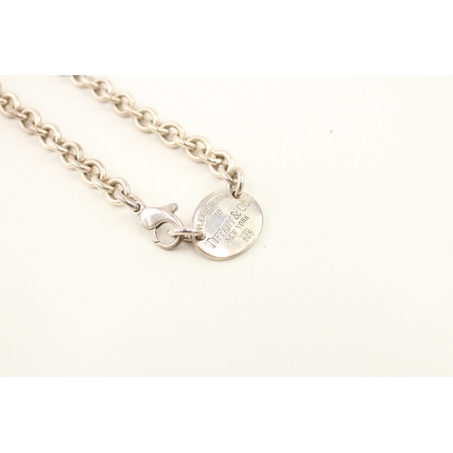 456 - A silver necklace by Tiffany and Co (51g)