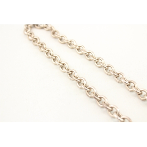 456 - A silver necklace by Tiffany and Co (51g)