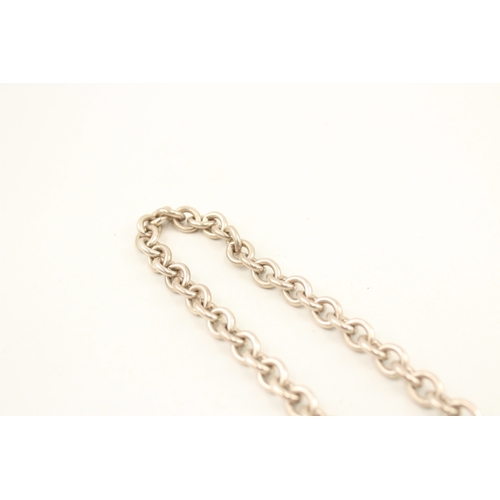 456 - A silver necklace by Tiffany and Co (51g)