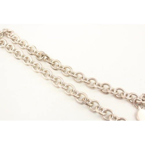 457 - A silver necklace by Tiffany and Co (75g)