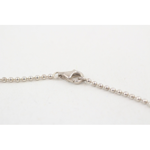 464 - A silver pendant necklace by Tiffany and Co (15g)