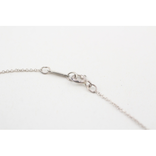 466 - A silver pendant necklace by Tiffany and Co (6g)