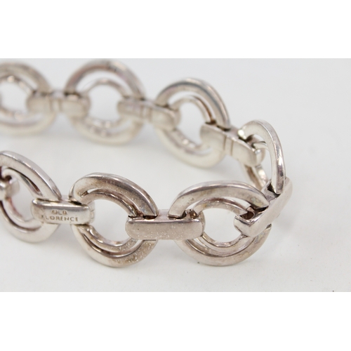 479 - A silver bracelet by Old Florence (61g)