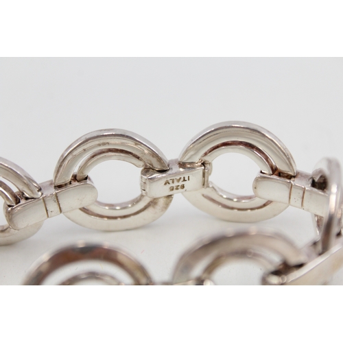 479 - A silver bracelet by Old Florence (61g)