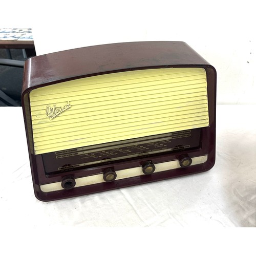 124 - Two vintage radios one Malcolm one Ekco - both untested